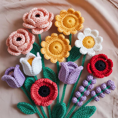 500+ Crochet Flower Patterns Bundle, Amigurumi Flower Crochet PDF
