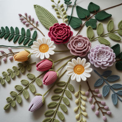 500+ Crochet Flower Patterns Bundle, Amigurumi Flower Crochet PDF