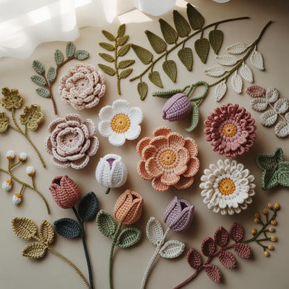 500+ Crochet Flower Patterns Bundle, Amigurumi Flower Crochet PDF