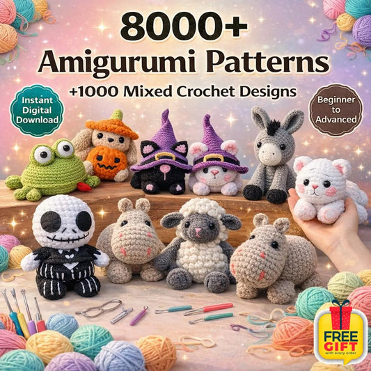 8k+ Crochet Patterns Bundle PDF