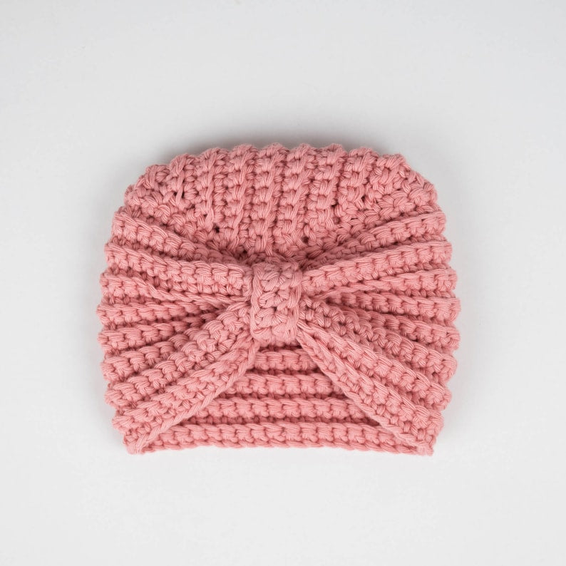 🧶 Crochet Baby Turban Pattern PDF All Sizes Newborn to Adult