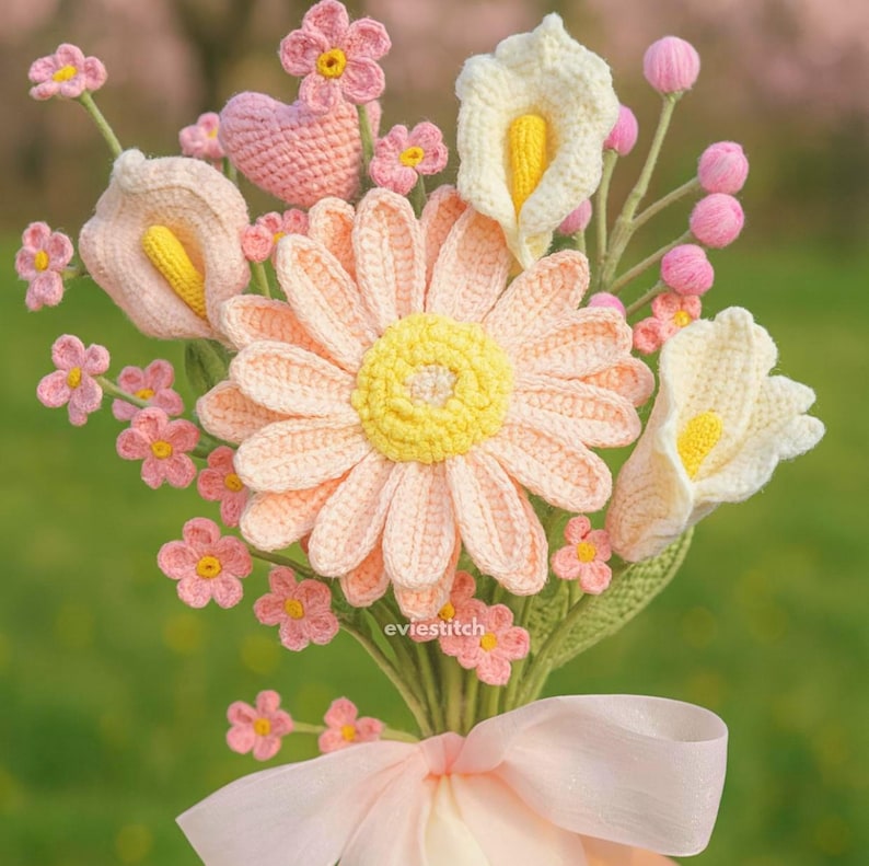 900+ Pages Flower Bouquet Crochet PATTERN Bundle Amigurumi Mother Day Floral Stem Pot Plant Spring Summer Wedding Rose Bridal